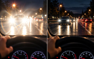 Wenn bei Dunkelheit jedes Scheinwerferlicht blendet…